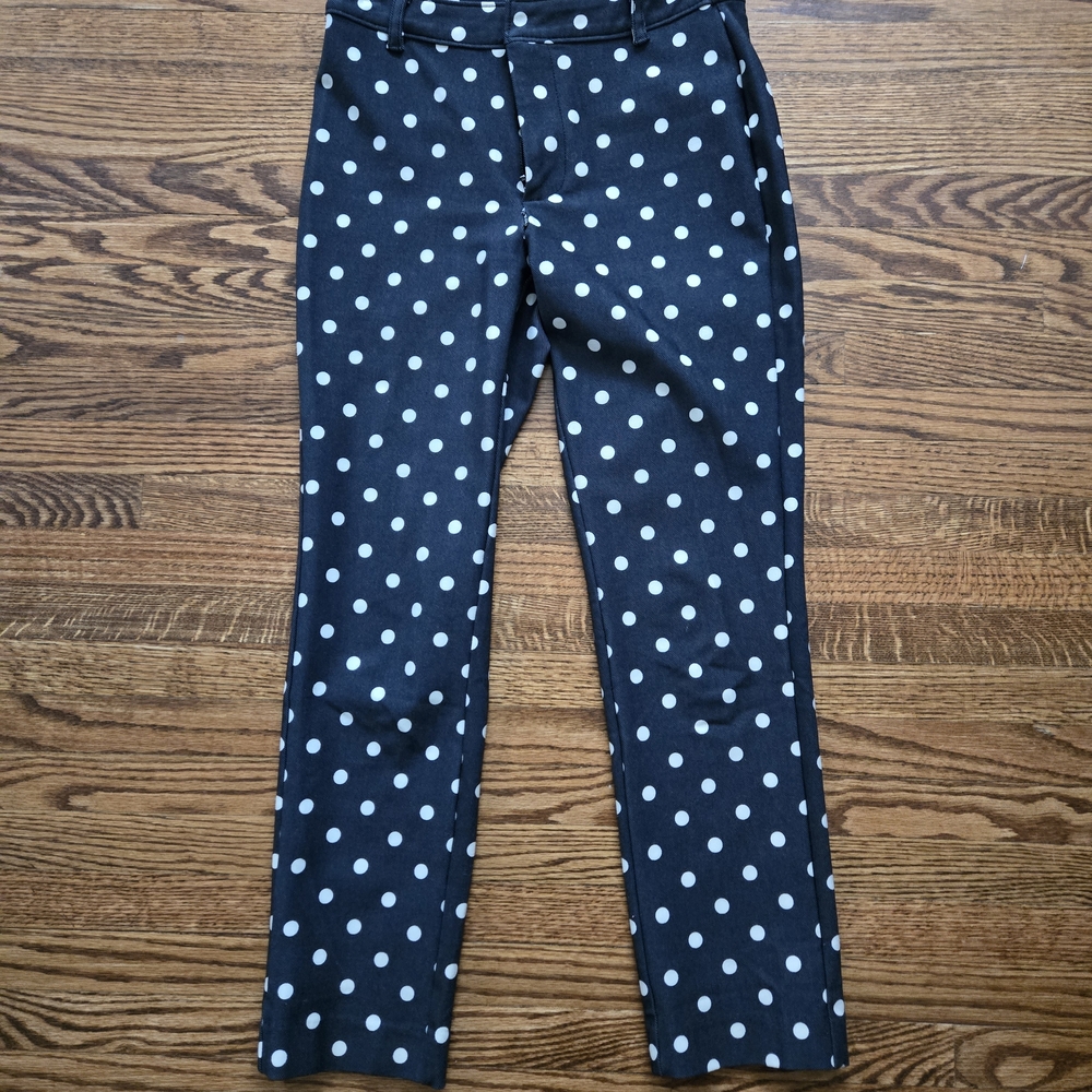 Black Polka Dot Pants